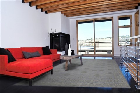 Ziegler Grey Hand Knotted 90 X 120  Area Rug 151-18858 Image 3