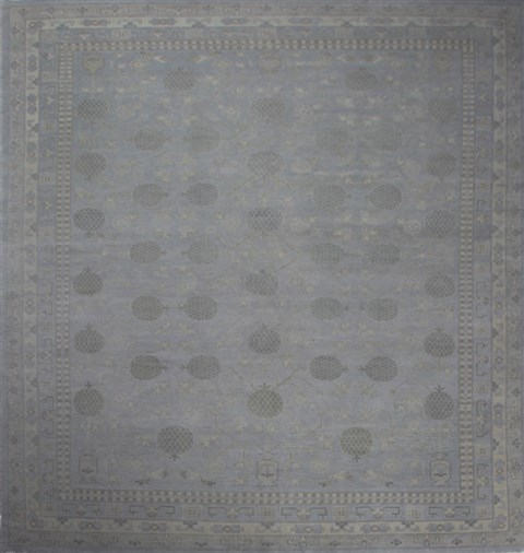 Ziegler Grey Hand Knotted 90 X 120  Area Rug 151-18858 Image 0