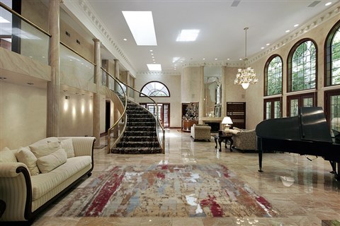 Modern Beige Hand Knotted 80 X 100  Area Rug 151-18860 Image 1