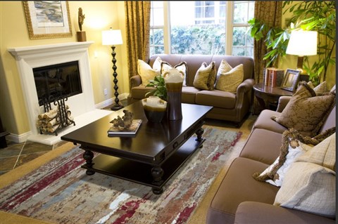 Modern Beige Hand Knotted 80 X 100  Area Rug 151-18860 Image 2