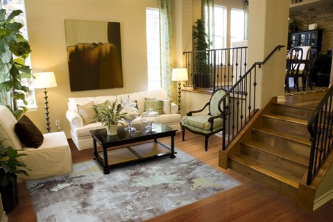 Modern Grey Hand Knotted 80 X 100  Area Rug 151-18863 Image 3