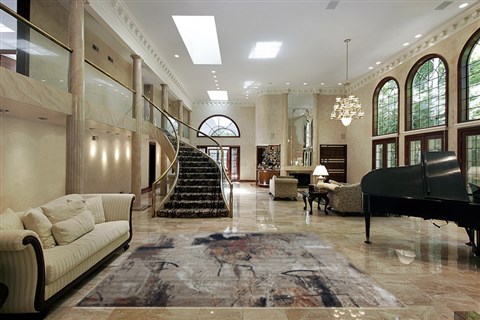 Modern Brown Hand Knotted 80 X 100  Area Rug 151-18864 Image 1