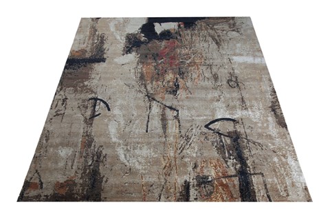 Modern Brown Hand Knotted 80 X 100  Area Rug 151-18864 Image 8