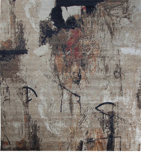 Modern Brown Hand Knotted 80 X 100  Area Rug 151-18864 Image 0