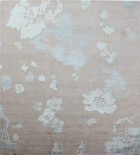 Modern Grey Hand Knotted 100 X 140  Area Rug 151-18865 Image 0