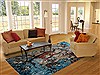 Modern Multicolor Hand Knotted 80 X 100  Area Rug 151-18867 Thumb 4