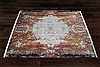 Modern Multicolor Square Hand Knotted 10 X 10  Area Rug 151-18868 Thumb 4