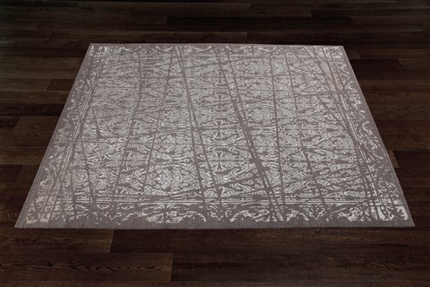 Modern Grey Hand Knotted 80 X 100  Area Rug 151-18872 Image 14