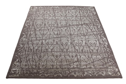 Modern Grey Hand Knotted 80 X 100  Area Rug 151-18872 Image 6