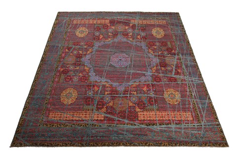 Serapi Red Hand Knotted 80 X 100  Area Rug 151-18874 Image 10