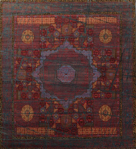 Serapi Red Hand Knotted 80 X 100  Area Rug 151-18874 Image 0