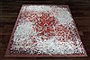 Chobi Red Square Hand Knotted 10 X 10  Area Rug 151-18875 Thumb 1