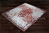 Chobi Red Square Hand Knotted 10 X 10  Area Rug 151-18875 Thumb 3
