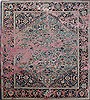 Turco-Persian Blue Hand Knotted 80 X 94  Area Rug 151-18876 Thumb 0