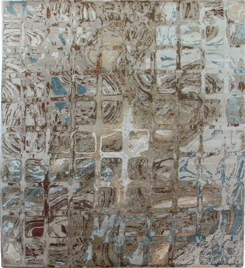 Modern Multicolor Hand Knotted 80 X 100  Area Rug 151-18881 Image 0