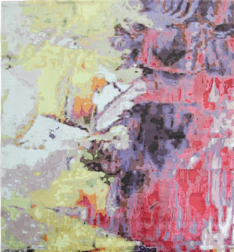 Modern Multicolor Hand Knotted 80 X 100  Area Rug 151-18883 Image 0