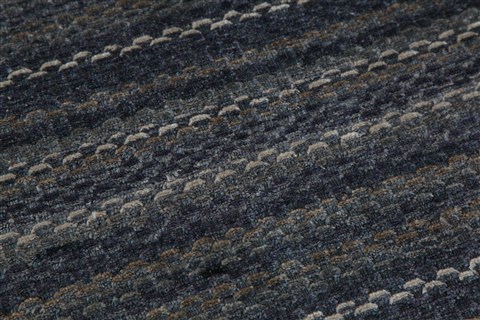 Gabbeh Grey Hand Knotted 80 X 100  Area Rug 151-18886 Image 8