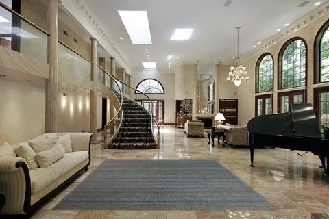 Gabbeh Grey Hand Knotted 80 X 100  Area Rug 151-18888 Image 1