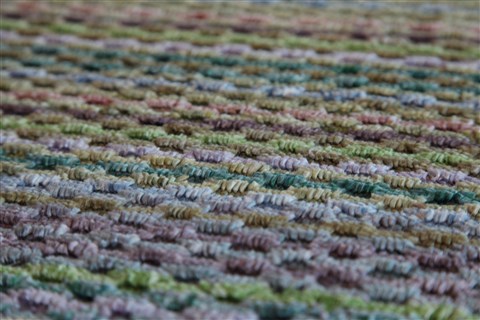 Gabbeh Grey Hand Knotted 80 X 100  Area Rug 151-18888 Image 7