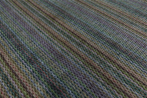 Gabbeh Grey Hand Knotted 80 X 100  Area Rug 151-18888 Image 9