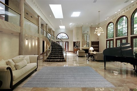 Gabbeh Grey Hand Knotted 80 X 100  Area Rug 151-18890 Image 1