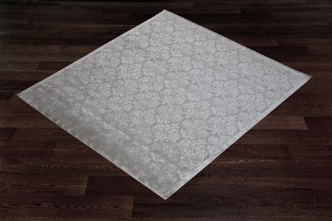 Indo-Nepal Grey Hand Knotted 80 X 100  Area Rug 151-18892 Image 8