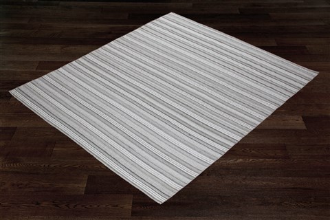 Gabbeh Grey Square Hand Knotted 10 X 10  Area Rug 151-18895 Image 6