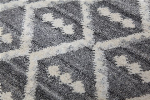 Indo-Nepal Grey Square Hand Knotted 10 X 10  Area Rug 151-18900 Image 8