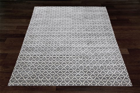 Indo-Nepal Grey Square Hand Knotted 10 X 10  Area Rug 151-18900 Image 1