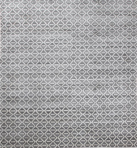 Indo-Nepal Grey Square Hand Knotted 10 X 10  Area Rug 151-18900 Image 0