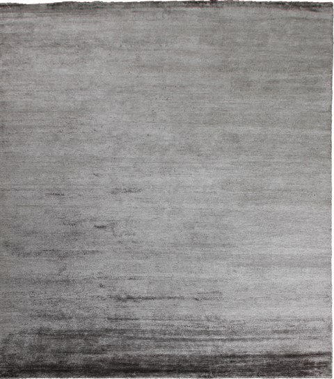 Modern Grey Square Hand Knotted 10 X 10  Area Rug 151-18904 Image 0