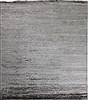 Modern Grey Square Hand Knotted 10 X 10  Area Rug 151-18904 Thumb 0