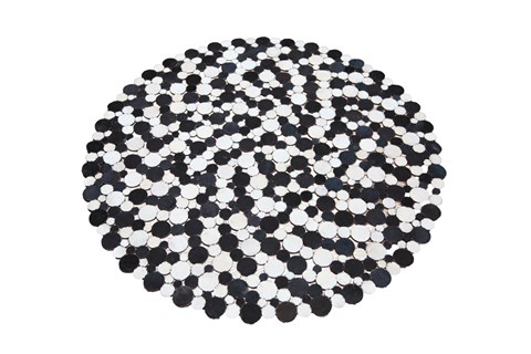 Modern Multicolor Round Hand Knotted 50 X 50  Area Rug 151-18909 Image 2