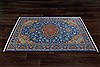 Tabriz Blue Hand Knotted 65 X 100  Area Rug 151-18910 Thumb 2