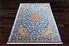 Tabriz Blue Hand Knotted 65 X 100  Area Rug 151-18910 Thumb 4