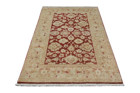 Chobi Red Hand Knotted 40 X 60  Area Rug 151-18912 Image 8