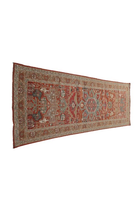 Kazak Red Runner Hand Knotted 40 X 120  Area Rug 151-18915 Image 0
