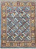 Patchwork Blue Hand Knotted 40 X 60  Area Rug 151-18918 Thumb 0