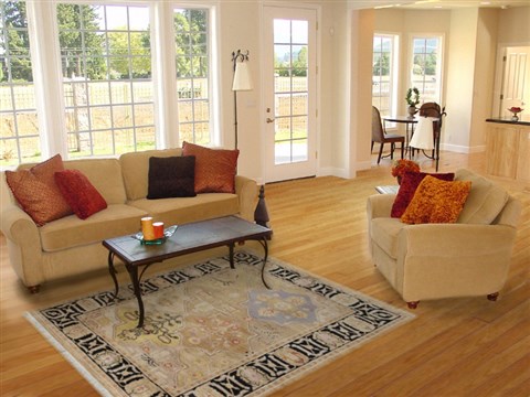 Patchwork Brown Hand Knotted 40 X 60 Area Rug 151-18919 Image 6