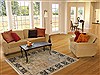 Patchwork Brown Hand Knotted 40 X 60 Area Rug 151-18919 Thumb 6
