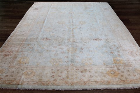 Chobi Blue Hand Knotted 97 X 140  Area Rug 151-18923 Image 5