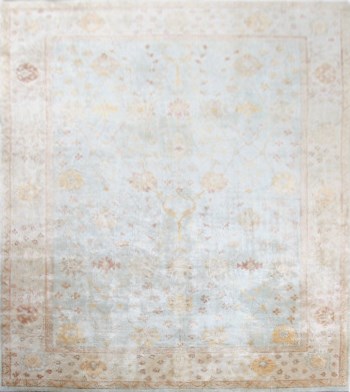 Chobi Blue Hand Knotted 97 X 140  Area Rug 151-18923 Image 0
