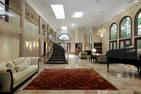 Pishavar Brown Hand Knotted 75 X 100  Area Rug 100-18930 Image 1