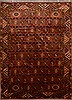 Pishavar Brown Hand Knotted 75 X 100  Area Rug 100-18930 Thumb 0