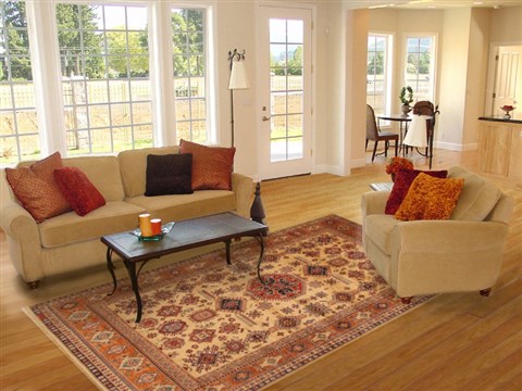 Kazak Beige Hand Knotted 710 X 104  Area Rug 250-18969 Image 4