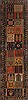 Bakhtiar Multicolor Runner Hand Knotted 28 X 100  Area Rug 250-18994 Thumb 0