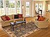 Ziegler Blue Hand Knotted 60 X 93  Area Rug 250-19000 Thumb 4