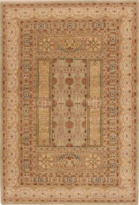 Haji Jalili Beige Hand Knotted 62 X 92  Area Rug 250-19001 Image 0