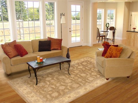 Chobi Green Hand Knotted 511 X 93 Area Rug 250-19003 Image 4