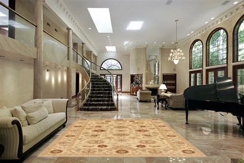 Ziegler Beige Hand Knotted 61 X 91  Area Rug 250-19006 Image 1